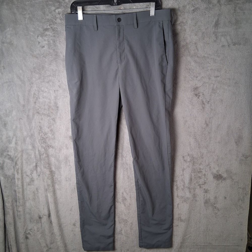 Banana Republic Slim City Pant Skyline Grey Mens 33x34 Chino 536775-03